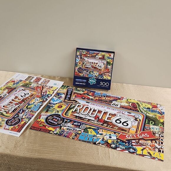 Route 66 500 Piece Puzzle - Picture 1 of 4